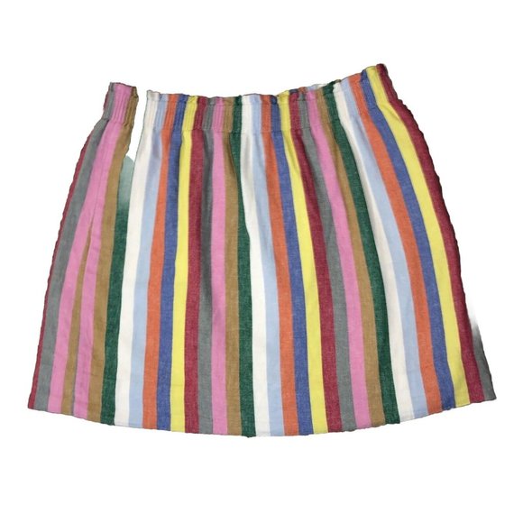 J Crew Striped Skirt Womens 12 Used - Picture 16 of 16